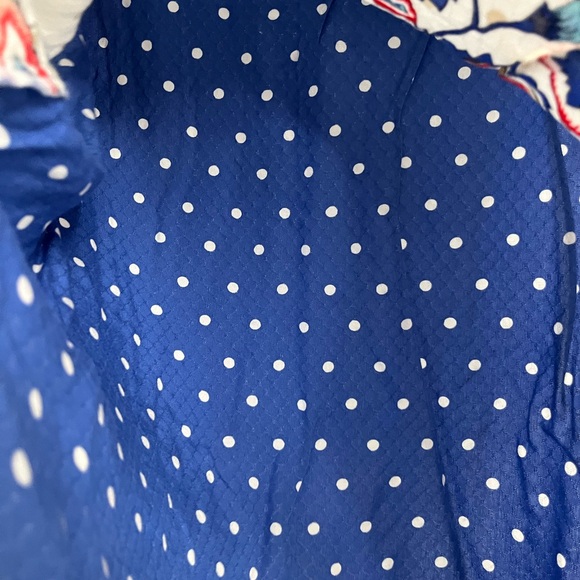 Chico's Multicolored Paisley and Floral Print Sleeveless Button Down Blouse - Picture 6 of 14